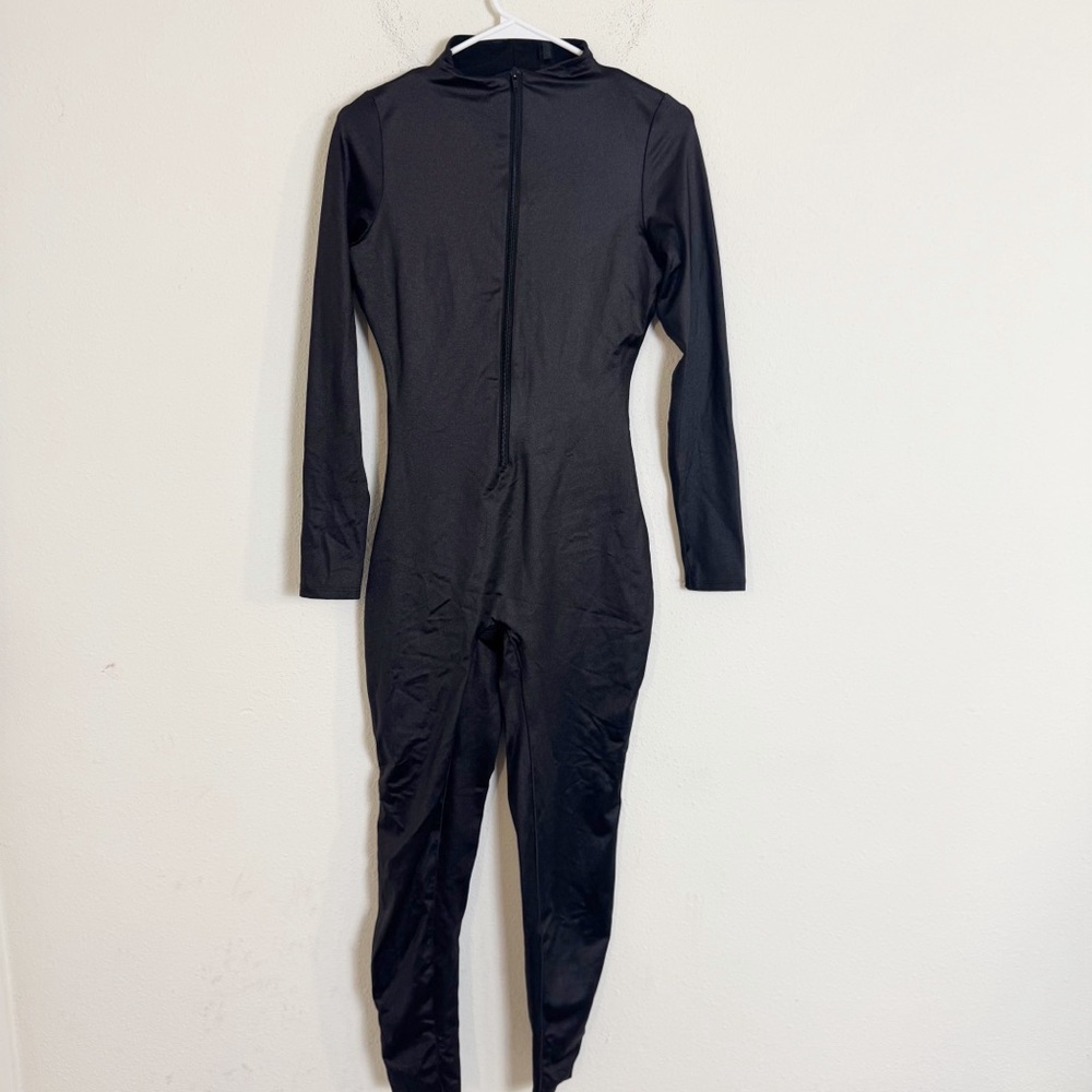 SKIMS allinone shine mock neck jumpsuit onesie - Picture 5 of 8
